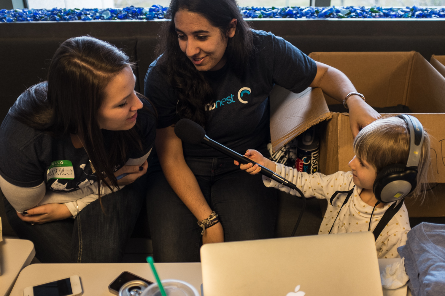 Zoe interviews Echo Nest staff at Music Hack Day Boston